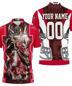 Jameis Winston 3 Tampa Bay Buccaneers Nfc South Champions Super Bowl 2021 Personalized 3D All Over Print Polo Shirt