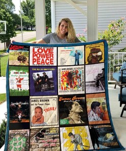 James Brown Album Collection Quilt Blanket Bedding Set