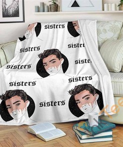 James Charles Sisters Premiums Sherpa Fleece Blanket Gifts for Family, for Couple