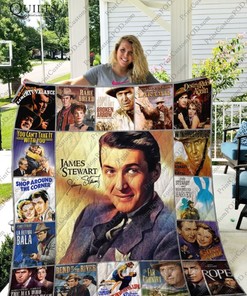 James Stewart For Fan Collection Quilt Blanket Bedding Set