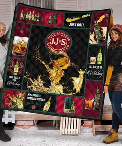 Jameson Irish All I Need Is Whisky Gift Idea Quilt