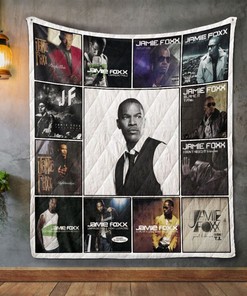 Jamie Foxx Album Covers Quilt Blanket Bedding Set