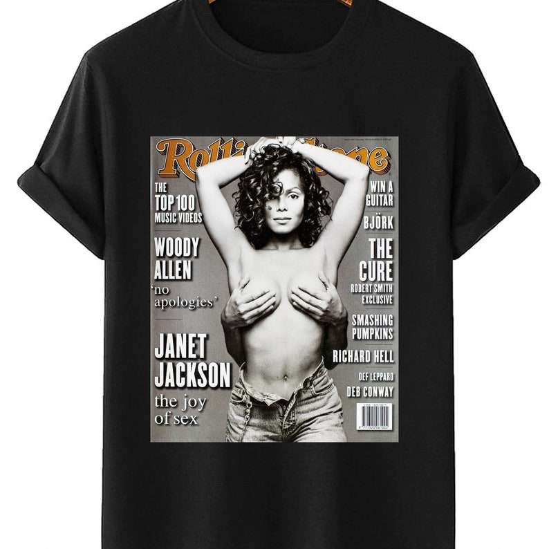 Janet Jackson Black T-Shirt