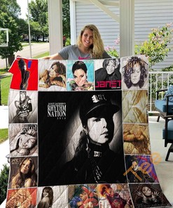 Janet Jackson Quilt Blanket Bedding Set