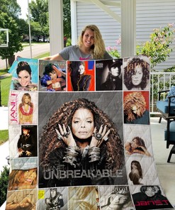 Janet Jackson Quilt Blanket Bedding Set for Home Décor