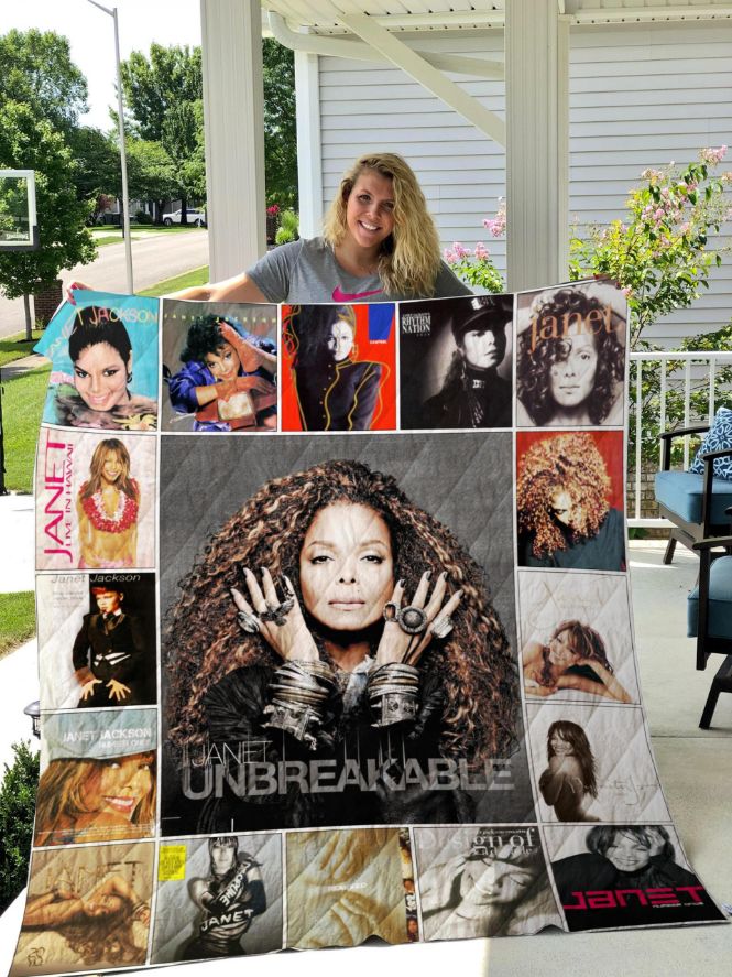 Janet Jackson Quilt Blanket Bedding Set for Home Décor