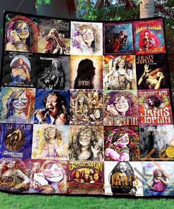 Janis Joplin Quilt Blanket Bedding Set