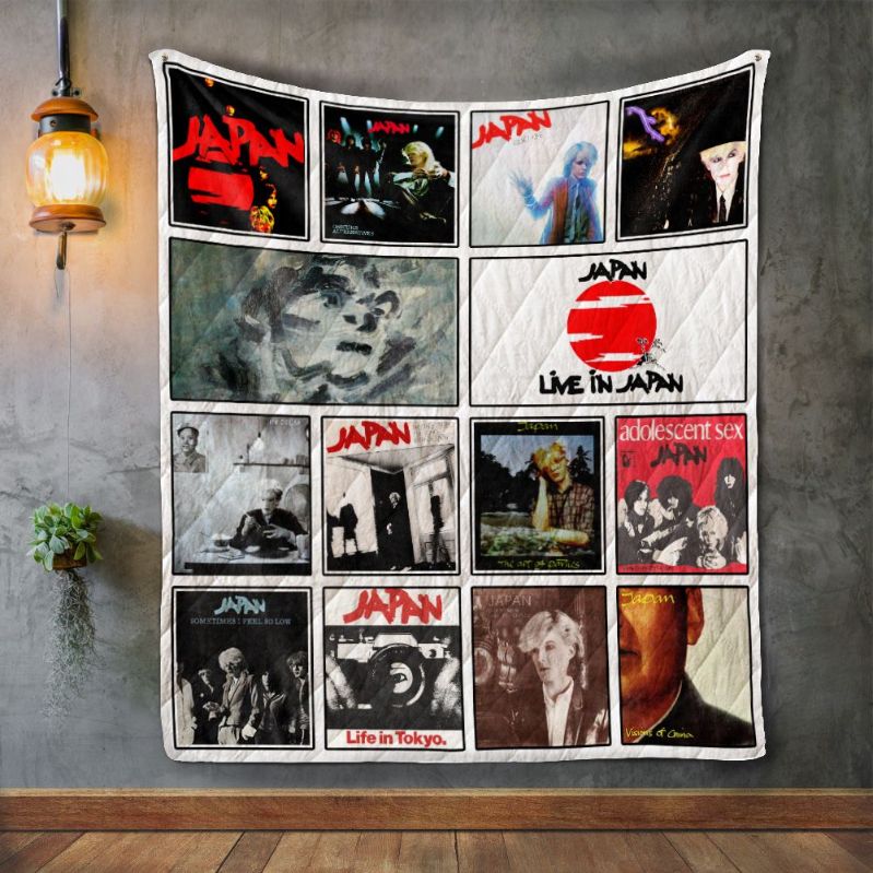 Japan Album Covers Quilt Blanket