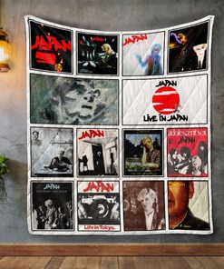 Japan Album Covers Quilt Blanket Bedding Set for Home Décor