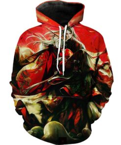 Japanese Style Fantasy Japanese Character Hoodie 3D