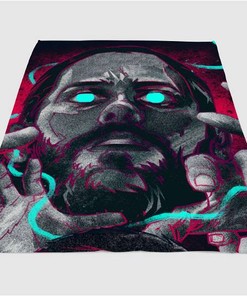 Jared Letto Blade Runner 2049 Sherpa Fleece Blanket Gifts for Family, for Couple
