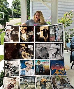 Jason Aldean Quilt Blanket Bedding Set