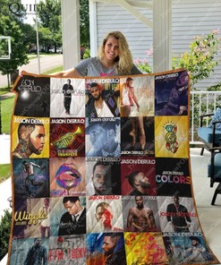 Jason Derulo Albums For Fans Ver Collected Quilt Blanket Bedding Set