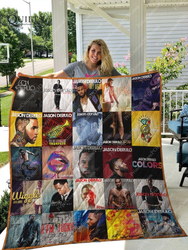 Jason Derulo Albums For Fans Ver Collected Quilt Blanket Bedding Set