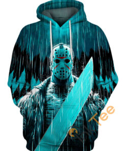 Jason Voorhee Under The Rain Hoodie 3D