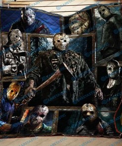 Jason Voorhees Art Halloween Quilt Blanket Bedding Set
