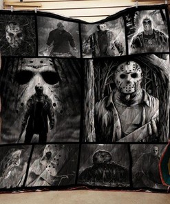 Jason Voorhees Quilt Blanket Bedding Set for Home Décor