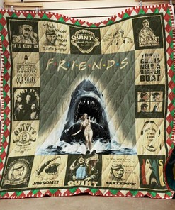 Jaws And Friends Tv Show Quilt Blanket Bedding Set