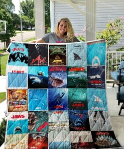 Jaws Love Collection Quilt Blanket Bedding Set