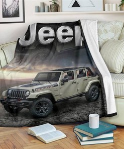 Jeep Wrangler Funny Who Loves Jeep Sherpa Fleece Blanket Gifts for Family, for Couple