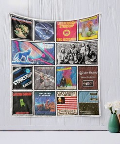 Jefferson Starship Quilt Blanket Bedding Set for Home Décor