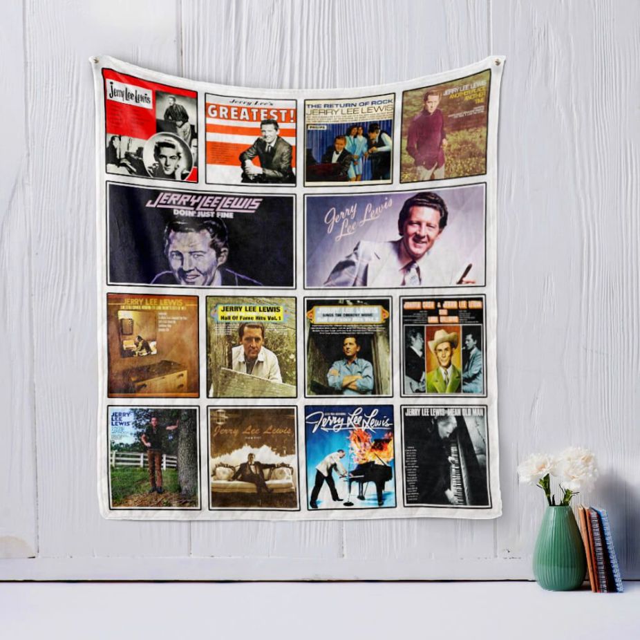 Jerry Lee Lewis Quilt Blanket Bedding Set for Home Décor