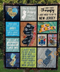 Jersey Quilt Blanket Bedding Set With Pillowcase Option