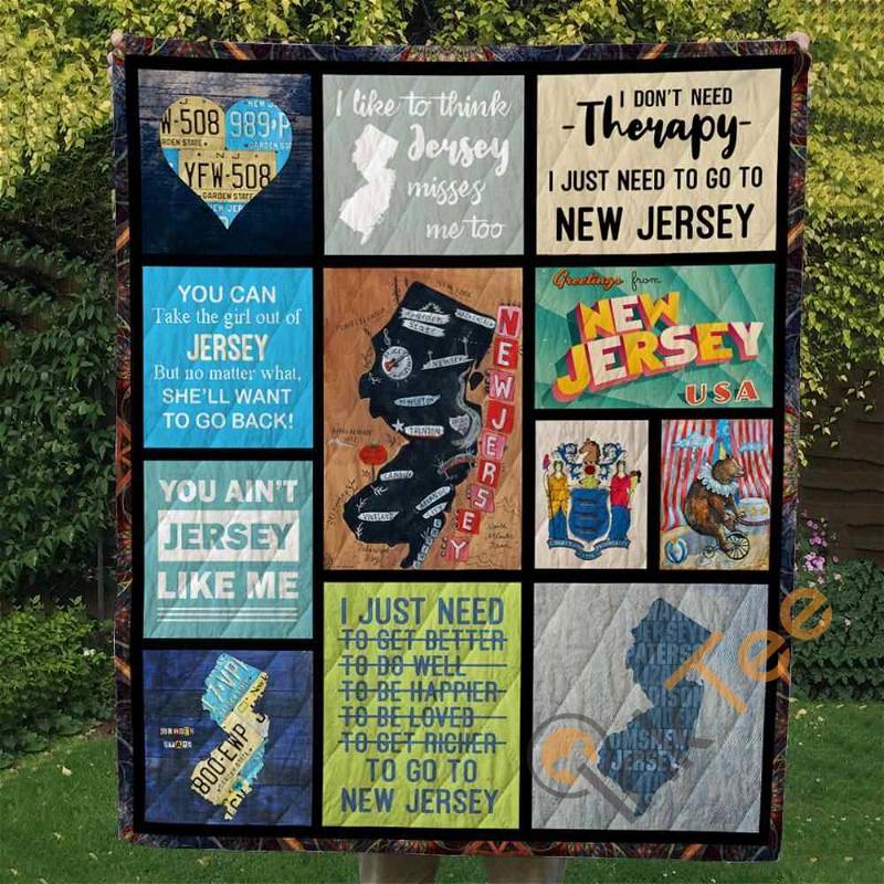 Jersey Quilt Blanket Bedding Set With Pillowcase Option