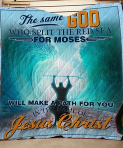 Jesus Christ Quilt Blanket Bedding Set for Home Décor