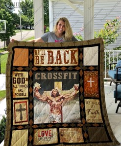 Jesus Crossfit Quilt Blanket Bedding Set for Home Décor