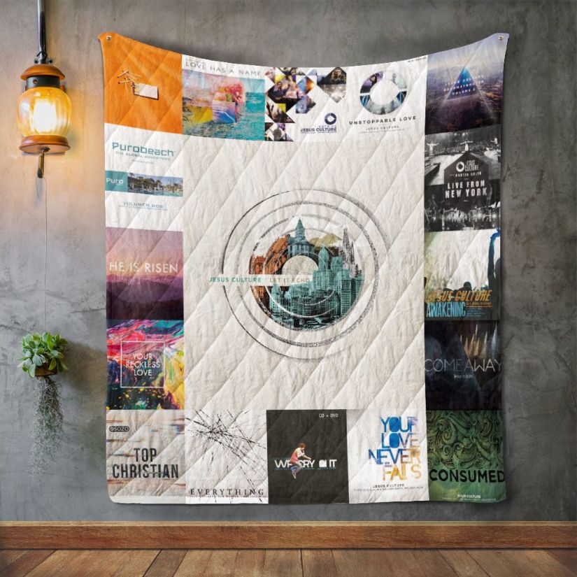 Jesus Culture Quilt Blanket Bedding Set for Home Décor