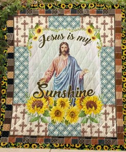 Jesus Is My Sunshine Quilt Blanket Bedding Set