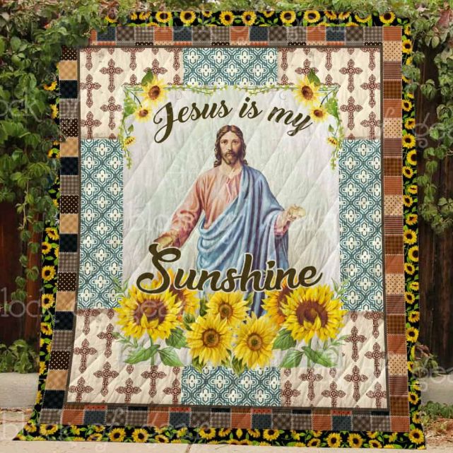 Jesus Is My Sunshine Quilt Blanket Bedding Set