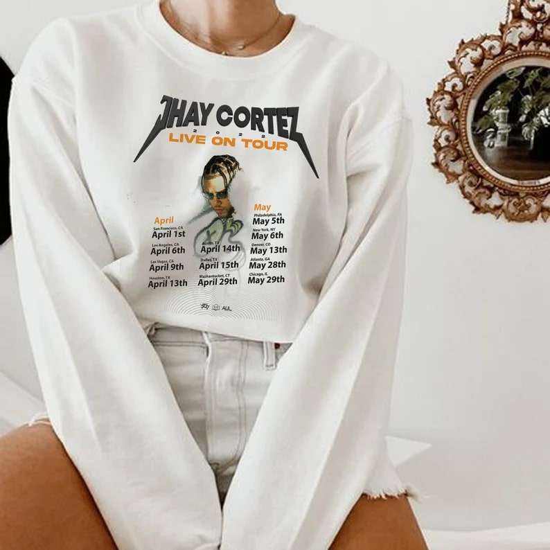 Jhay Cortez Music Jhay Cortez Live Concert T-Shirt