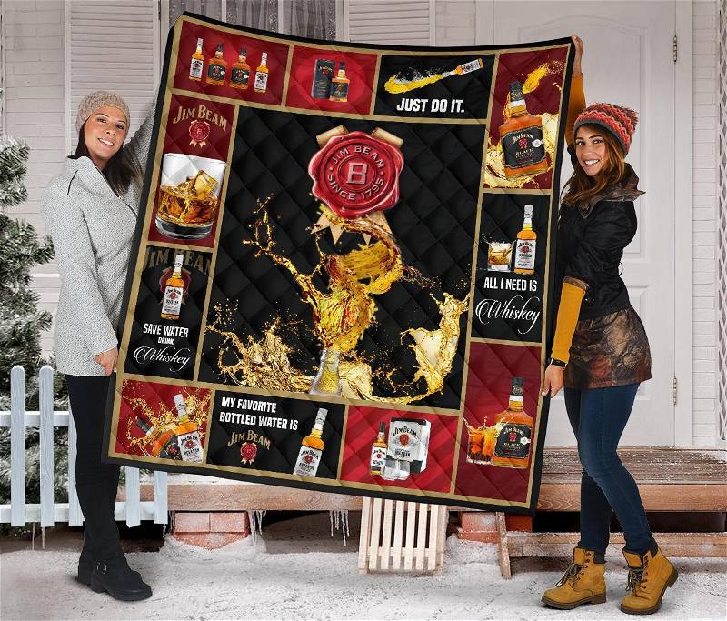 Jim Beam Whiskey Gift Idea Quilt