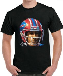 Jim Kelly Big Face Buffalo Bills Legend Football Player T-Shirt