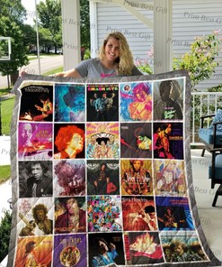 Jimi Hendrix Albums Cover Poster Ver Collected Quilt Blanket Bedding Set