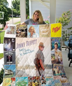 Jimmy Buffett Quilt Blanket