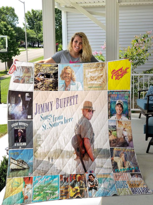 Jimmy Buffett Quilt Blanket