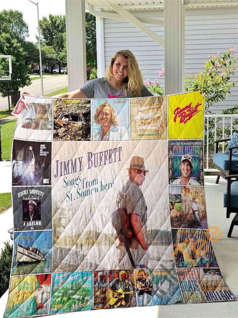 Jimmy Buffett Quilt Blanket Bedding Set