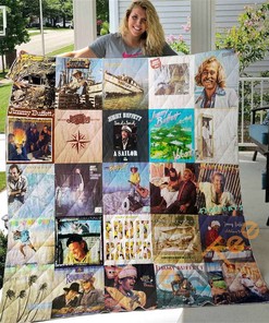 Jimmy Buffett Quilt Blanket Bedding Set Gifts For Fans