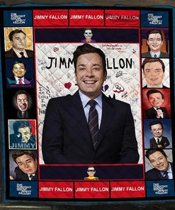 Jimmy Fallon Signature Saturday Night Live Blanket Gift For Lovers Quilt