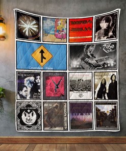 Jimmy Page Album Covers Quilt Blanket Bedding Set