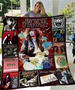 Jimmy Page V1 Quilt Blanket Bedding Set