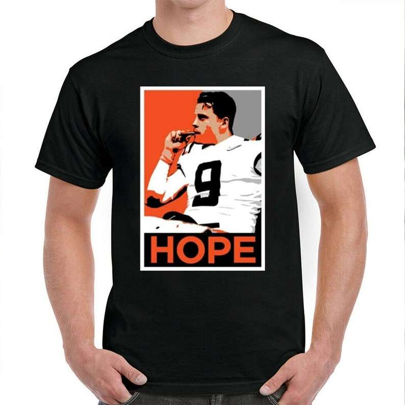 Joe Burrow 9 Cincinnati Bengals Hope T-Shirt