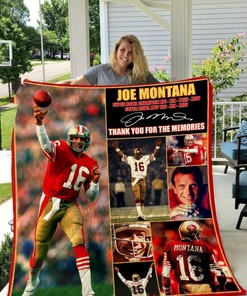 Joe Montana Quilt Blanket Bedding Set for Home Décor