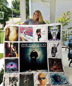 Joe Satriani Albums For Fans Ver Collection Quilt Blanket Bedding Set