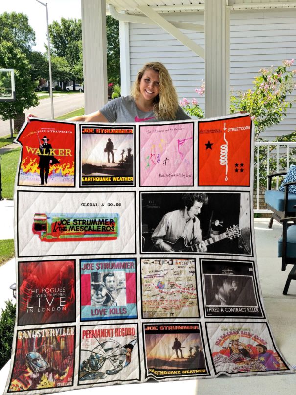 Joe Strummer Quilt Blanket Bedding Set for Home Décor