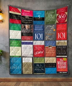 John C. Maxwell Books Quilt Blanket