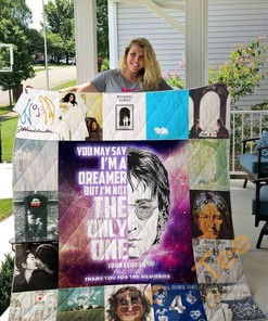 John Lennon Quilt Blanket Bedding Set